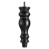 Black Carbon Hand Painted Sofa Leg  D-E5053B