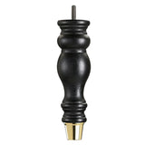 Black Carbon Hand Painted Sofa Leg  D-E5053B