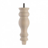 Raw Finish Turned Wooden Sofa Leg  D-E5053R