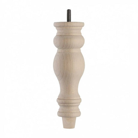 Raw Finish Turned Wooden Sofa Leg  D-E5053R