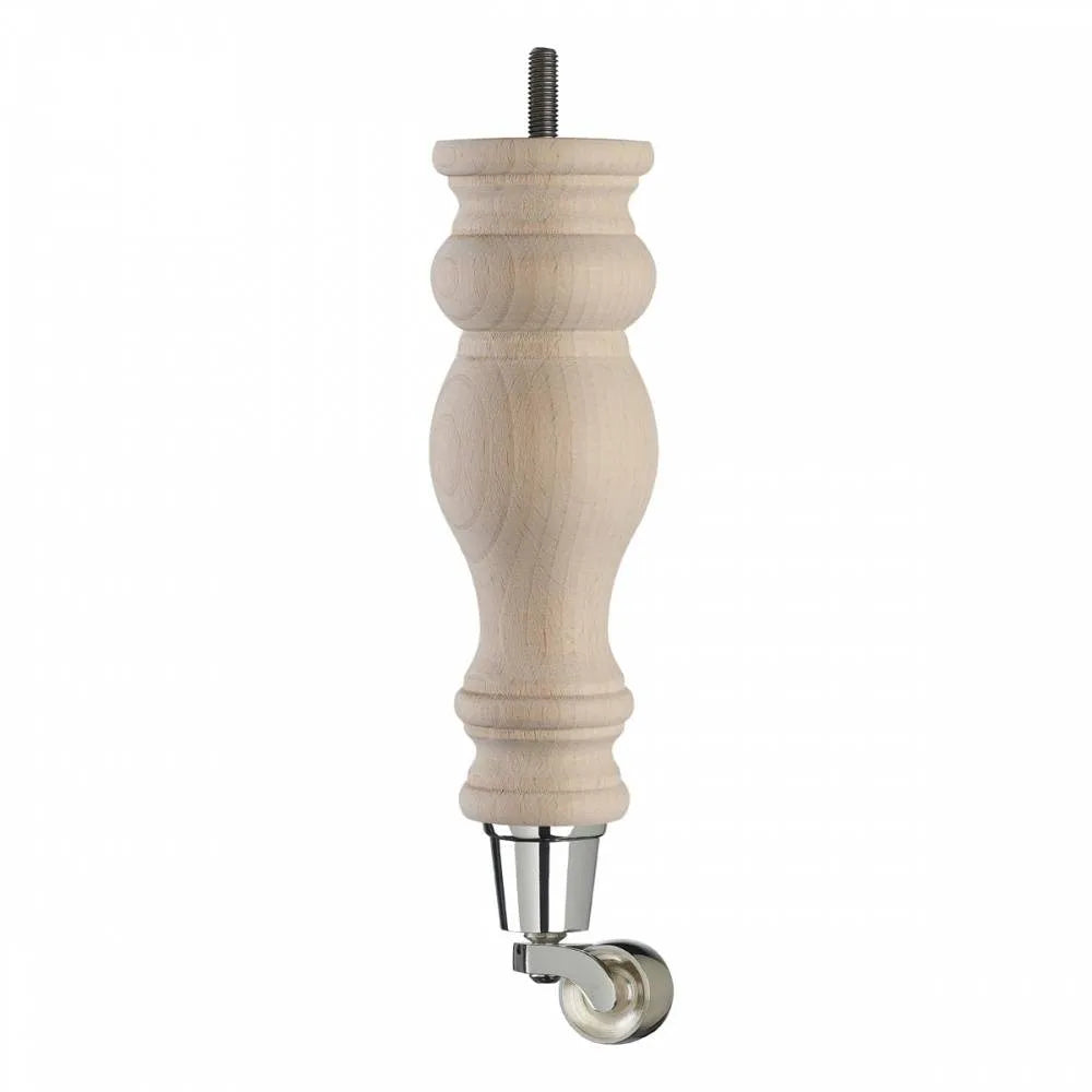 Raw Finish Turned Wooden Sofa Leg  D-E5053R