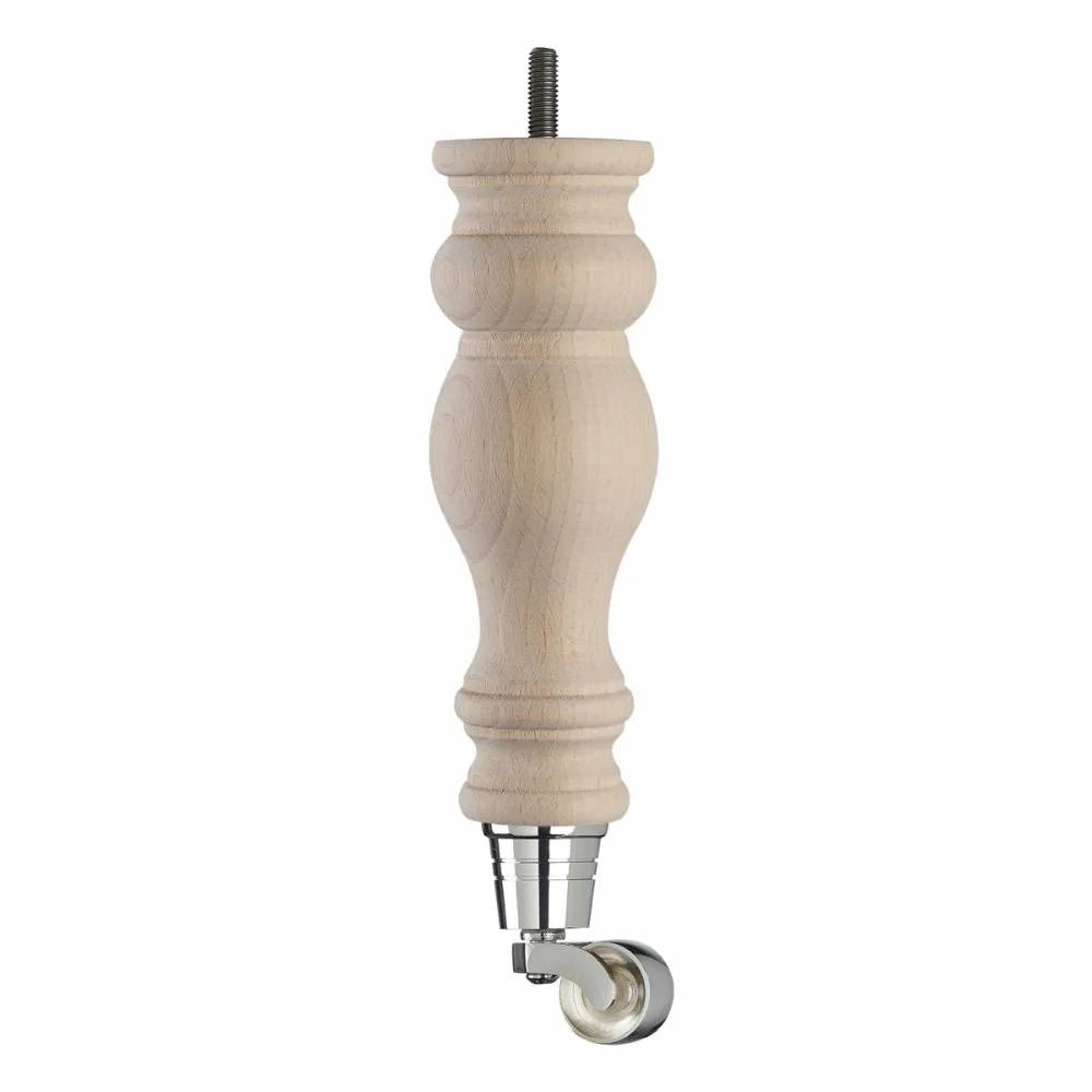 Raw Finish Turned Wooden Sofa Leg  D-E5053R