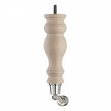 Raw Finish Turned Wooden Sofa Leg  D-E5053R