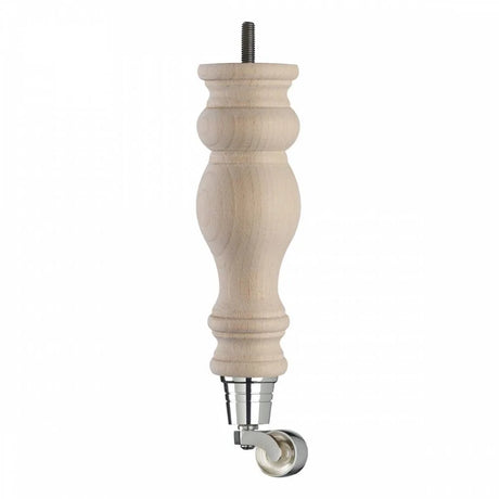Raw Finish Turned Wooden Sofa Leg  D-E5053R