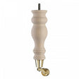 Raw Finish Turned Wooden Sofa Leg  D-E5053R