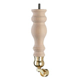 Raw Finish Turned Wooden Sofa Leg  D-E5053R