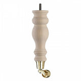 Raw Finish Turned Wooden Sofa Leg  D-E5053R