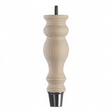 Raw Finish Turned Wooden Sofa Leg  D-E5053R