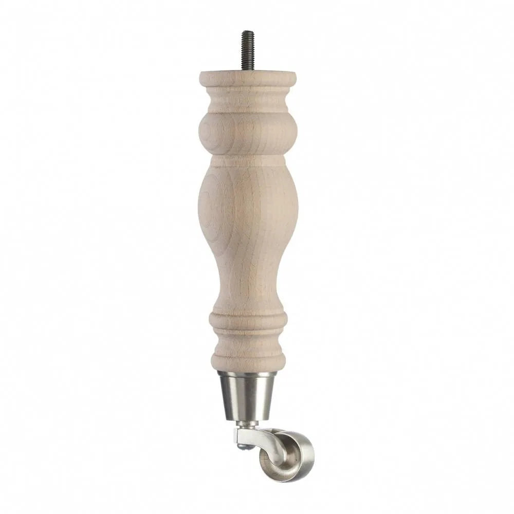 Raw Finish Turned Wooden Sofa Leg  D-E5053R