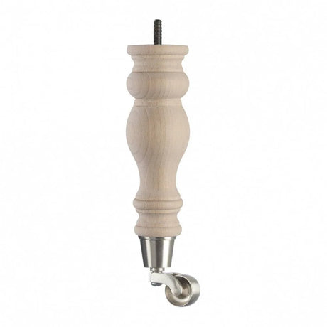 Raw Finish Turned Wooden Sofa Leg  D-E5053R