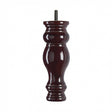 Wooden Sofa Leg 185mm x 66mm  Mahogany