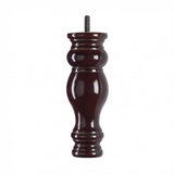 Wooden Sofa Leg 185mm x 66mm  Mahogany