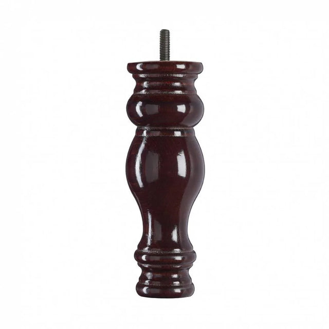 Wooden Sofa Leg 185mm x 66mm  Mahogany