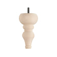 Wooden Sofa Leg 155mm x 80mm  Raw Finish