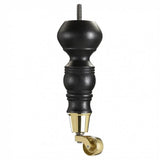 Black Carbon Hand Painted Sofa Leg  D-E5063B