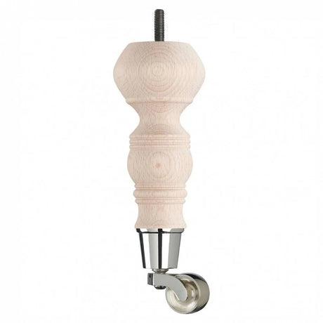 Raw Finish Turned Wooden Sofa Leg  D-E5063R