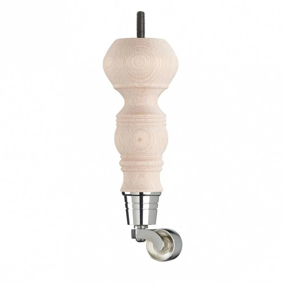 Raw Finish Turned Wooden Sofa Leg  D-E5063R