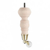 Raw Finish Turned Wooden Sofa Leg  D-E5063R