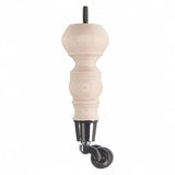 Raw Finish Turned Wooden Sofa Leg  D-E5063R
