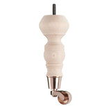 Raw Finish Turned Wooden Sofa Leg  D-E5063R