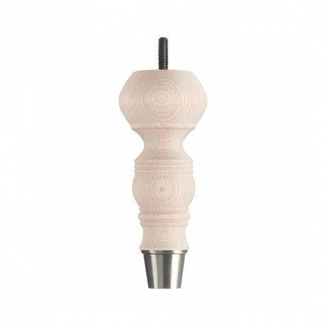 Raw Finish Turned Wooden Sofa Leg  D-E5063R
