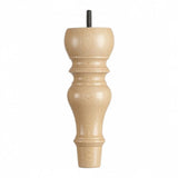 Wooden Sofa Leg 210mm x 75mm  Natural Gloss Finish