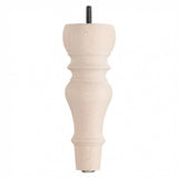 Wooden Sofa Leg 210mm x 75mm  Raw Finish
