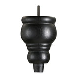 Black Carbon Hand Painted Sofa Leg  D-E5087B