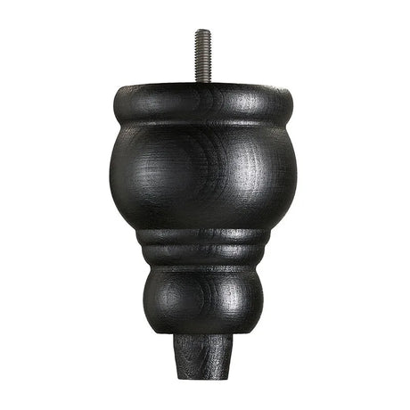 Black Carbon Hand Painted Sofa Leg  D-E5087B