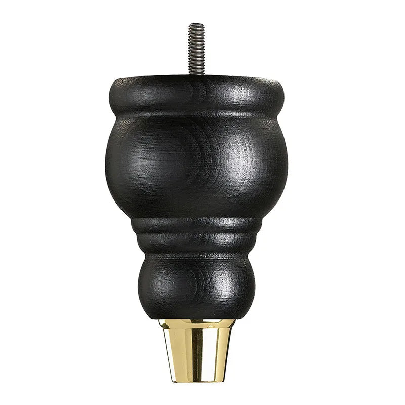 Black Carbon Hand Painted Sofa Leg  D-E5087B