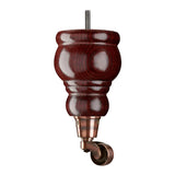 Mahogany Finish Wooden Sofa Leg  D-E5087M