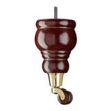 Mahogany Finish Wooden Sofa Leg  D-E5087M