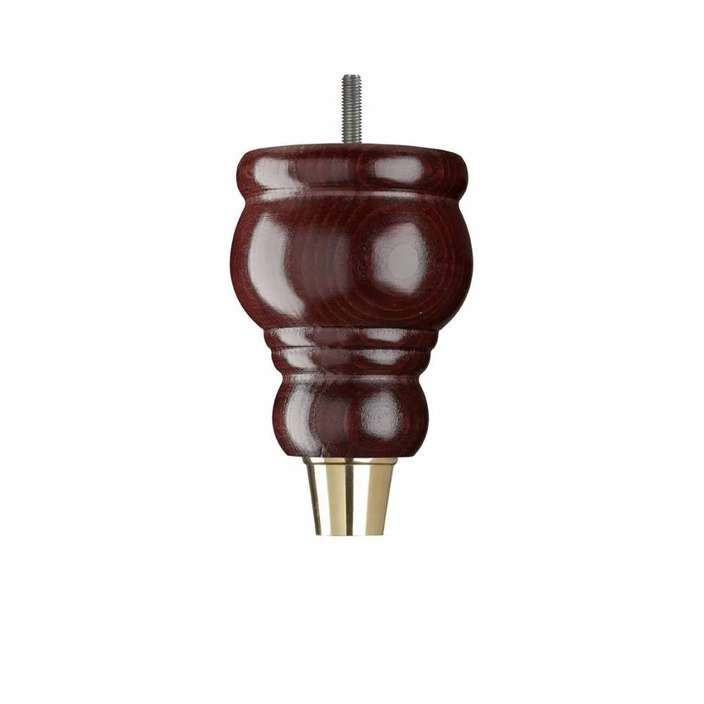 Mahogany Finish Wooden Sofa Leg  D-E5087M