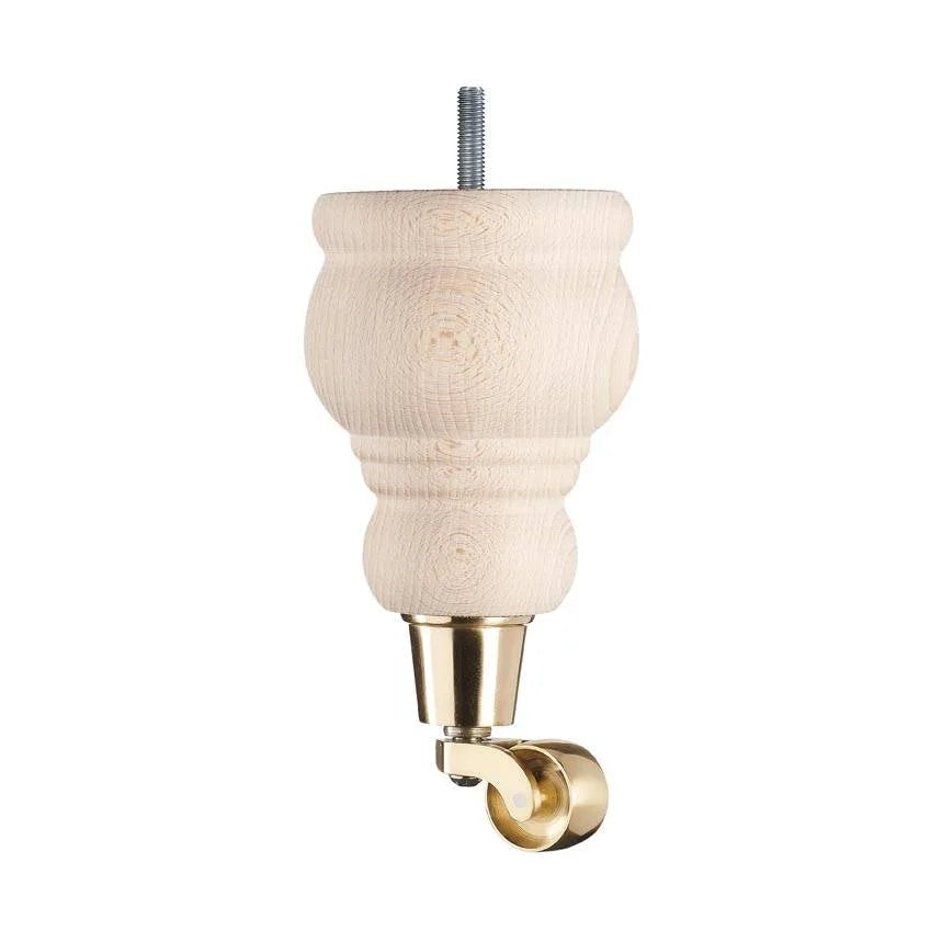 Raw Finish Turned Wooden Sofa Leg  D-E5087R