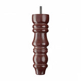 Wooden Sofa Leg 200mm x 56mm  Mahogany Finish