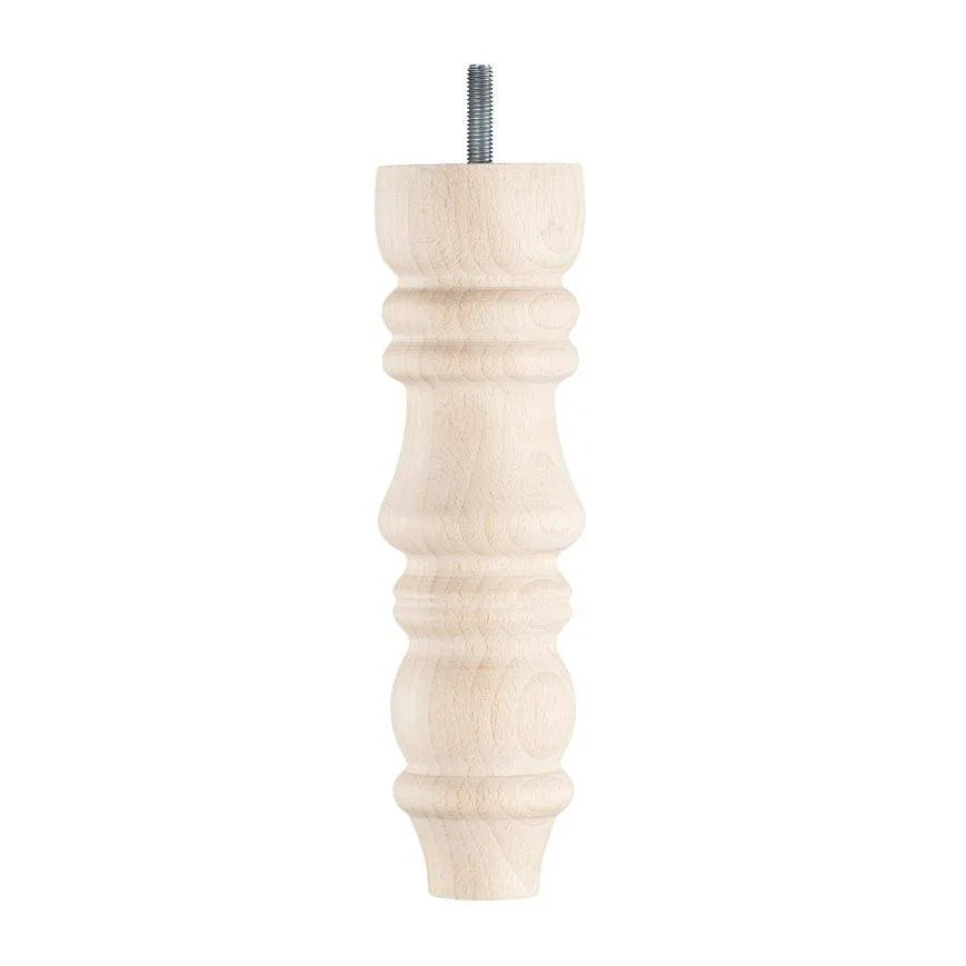 Wooden Sofa Leg 200mm x 56mm  Raw Finish