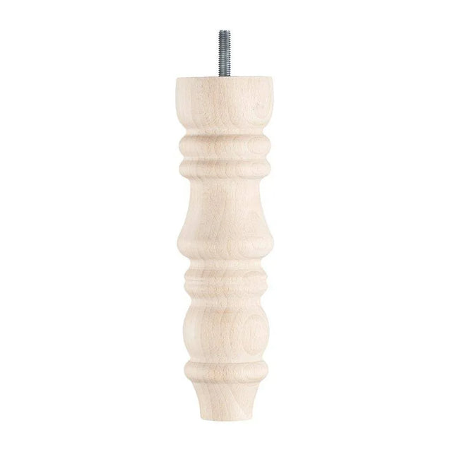 Wooden Sofa Leg 200mm x 56mm  Raw Finish