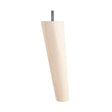Wooden Sofa Leg 260mm x 60mm  Turned Round Tapered Leg in Raw Finish