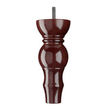 Wooden Sofa Leg 180mm x 75mm  Mahogany Finish