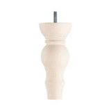 Wooden Sofa Leg 180mm x 75mm  Raw Finish
