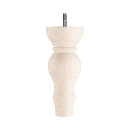 Wooden Sofa Leg 180mm x 75mm  Raw Finish