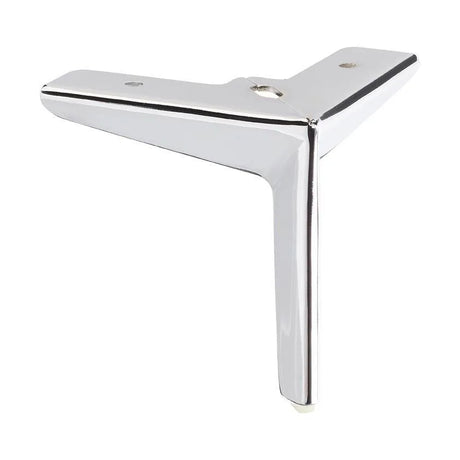 Chrome Metal Corner Leg  130mm x 130mm x 130mm
