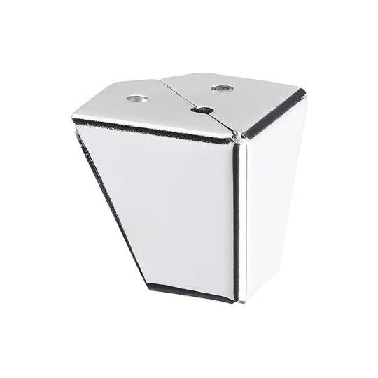 Chrome Metal Corner Leg  60mm x 65mm x 65mm