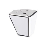 Chrome Metal Corner Leg  60mm x 65mm x 65mm