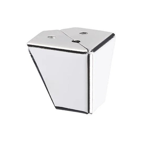 Chrome Metal Corner Leg  60mm x 65mm x 65mm
