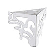 Chrome Decorative Corner Metal Leg  123mm x 100mm x 100mm