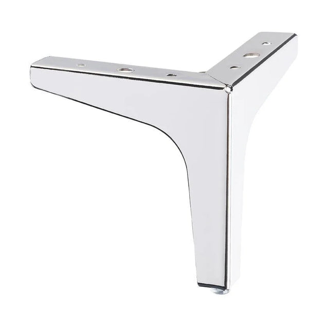 Chrome Metal Corner Leg  130mm x 130mm x 130mm