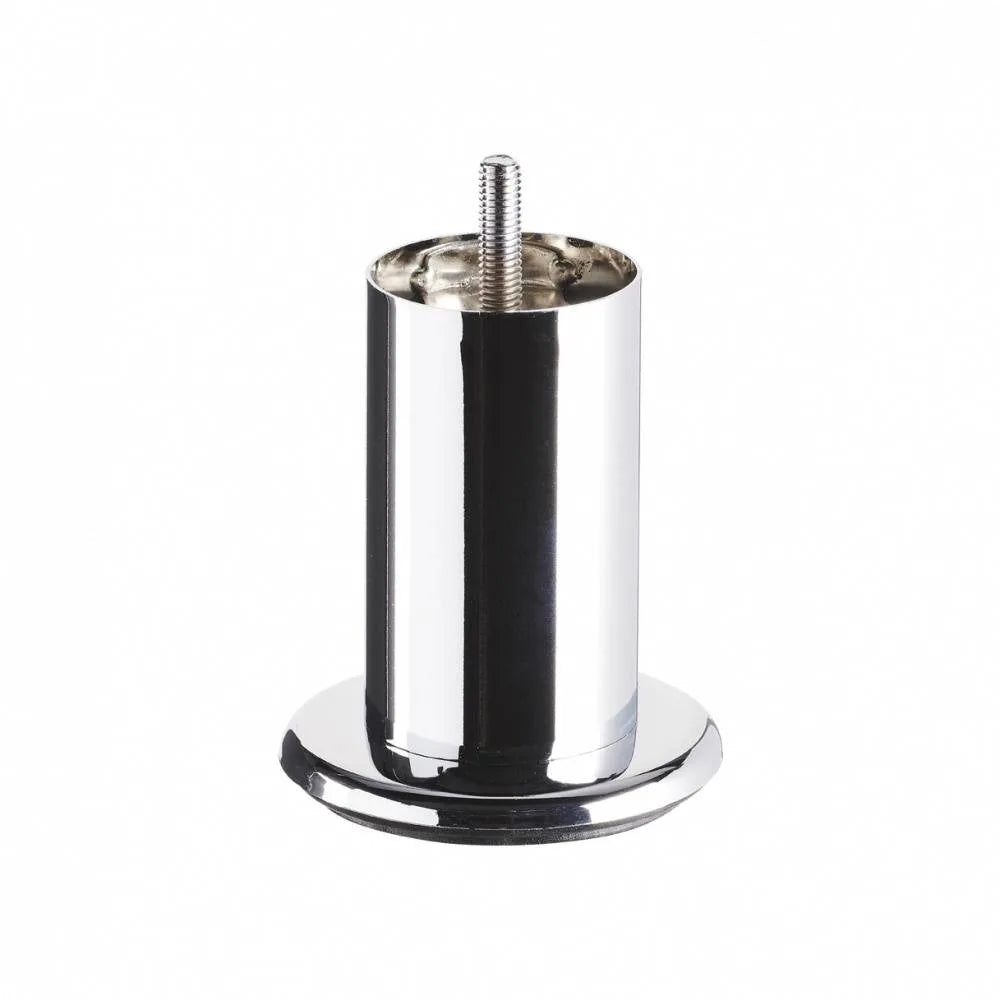 Chrome Tubular Metal Leg  100mm x 50mm