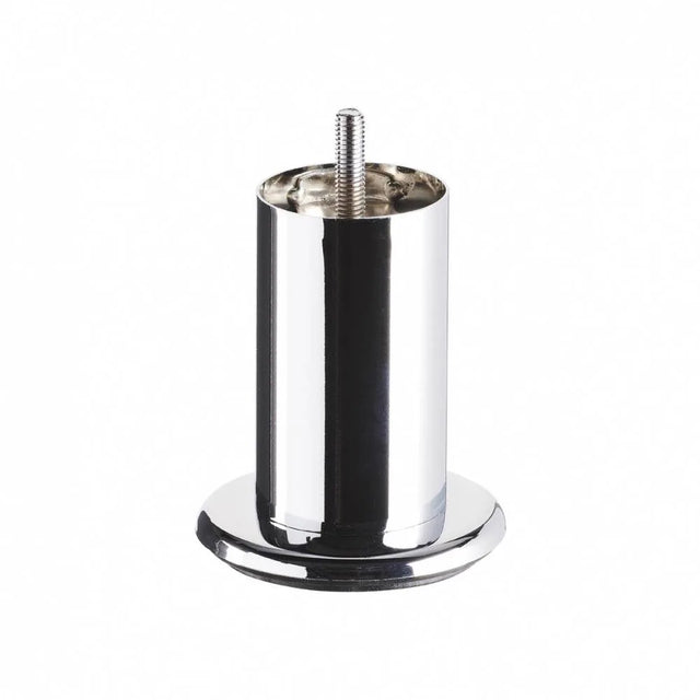Chrome Tubular Metal Leg  100mm x 50mm