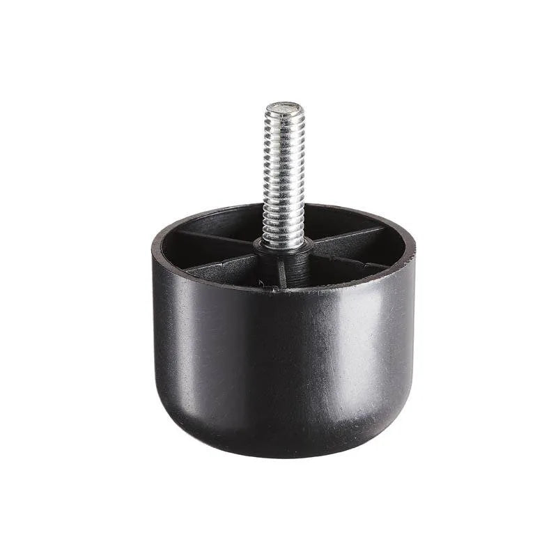 Plastic Furniture Glide with Threaded Fixing Bolt  40mm x 50mm
